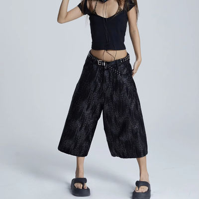 Pantalones largos de tejido de tejido de tejido de tejido de tejido de tejido de tejido