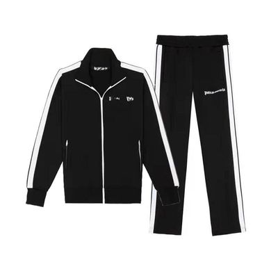 Unisex con cremallera bordada para correr ropa callejera Impresión por transferencia de calor