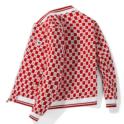 Chaqueta hombre chaqueta delgada decoración vintage impresión chaqueta masculina moda deportiva casual