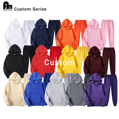 Calzoncillos de poliéster transpirables y conjunto de sudaderas con capucha para hombres con capucha personalizada Vestidos deportivos