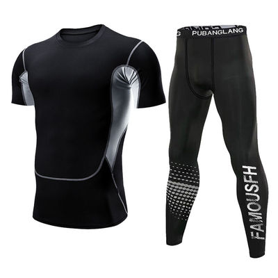 Adultos Pantalones de entrenamiento ajustados Seca rápida Traje deportivo Impreso Pantalones deportivos de carreras