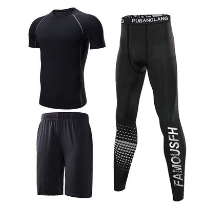 Adultos Pantalones de entrenamiento ajustados Seca rápida Traje deportivo Impreso Pantalones deportivos de carreras