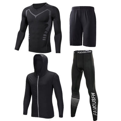 Adultos Pantalones de entrenamiento ajustados Seca rápida Traje deportivo Impreso Pantalones deportivos de carreras