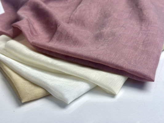 Tejido a medida para ropa Cachemira lana peinada textil poliéster acetato satinado Jacquard