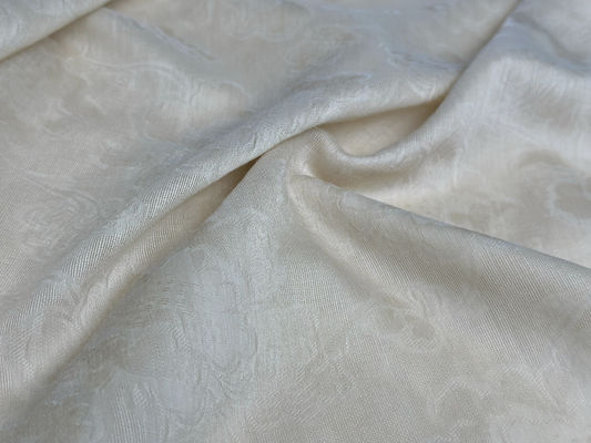 Tejido a medida para ropa Cachemira lana peinada textil poliéster acetato satinado Jacquard