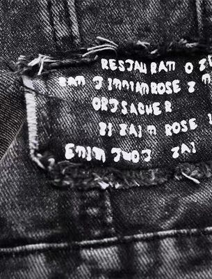 Traje de calzado masculino para exteriores de denim chaquetas de pecho único con material mezcla de poliéster y calzado