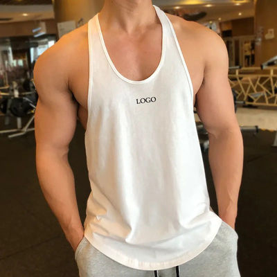 RTS OEM Impresión Digital Gimnasio Cortado Tank sin mangas para el deporte de los hombres