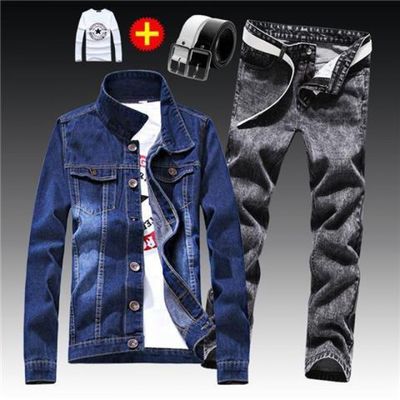 Categoría de productos comerciales hombre de negocios hombre de 35 años chaqueta de denim para hombre