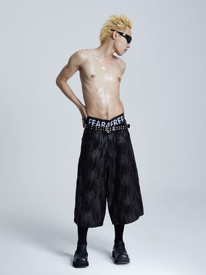Pantalones largos de tejido de tejido de tejido de tejido de tejido de tejido de tejido
