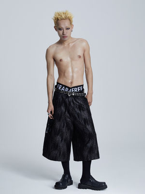 Pantalones largos de tejido de tejido de tejido de tejido de tejido de tejido de tejido