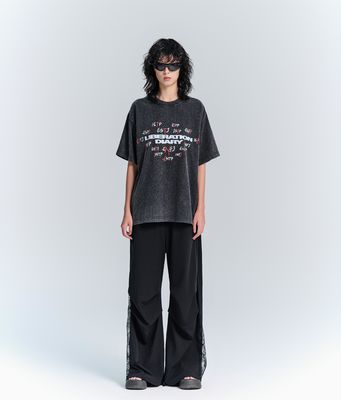100% de algodón Hombres Mujeres camisetas de manga corta DTG Impresión de pantalla Puff Acid Camisetas lavadas