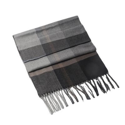 Equipo de fútbol Aficionados Jacquard Bufanda de Invierno de punto a medida Bufanda de invierno con patrón de cuadros