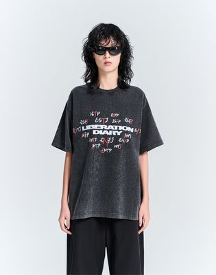 100% de algodón Hombres Mujeres camisetas de manga corta DTG Impresión de pantalla Puff Acid Camisetas lavadas