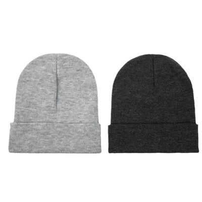 Embroidery de logotipo personalizado Unisex Acrílico de punto con gorra con esposas cálido de invierno de punto Sombreros con gorra para SKI