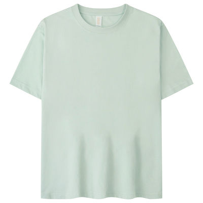 Vestido anti-pilling de hombre azul claro con camisa de gimnasio de versión suelta