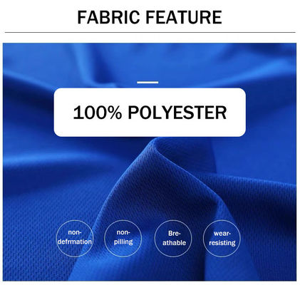 100% de poliéster para hombres Conjunto de ropa de abrigo rápida y seca T-shirt para verano