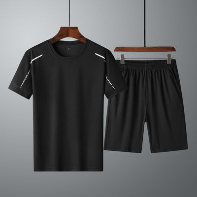 100% de poliéster para hombres Conjunto de ropa de abrigo rápida y seca T-shirt para verano