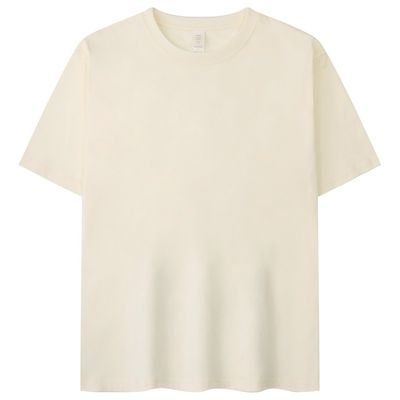 Camiseta azul claro de color caja rápida seca camisas de color beige para imprimir antiarrugas verano