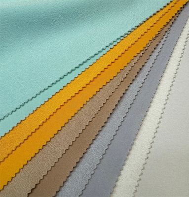 Color personalizado de alta densidad de 4 vías de estiramiento Spandex tejido de acetato imitado de tela para ropa
