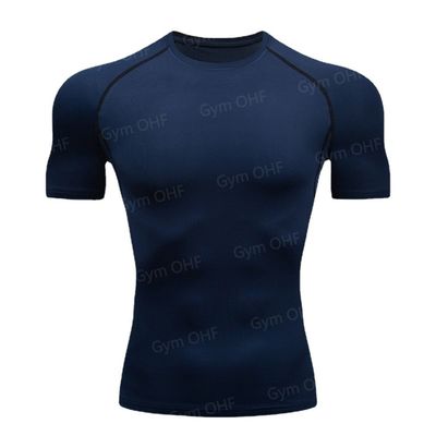 XMAMLON camiseta de manga corta para hombres perfecta para el entrenamiento de compresión atlética
