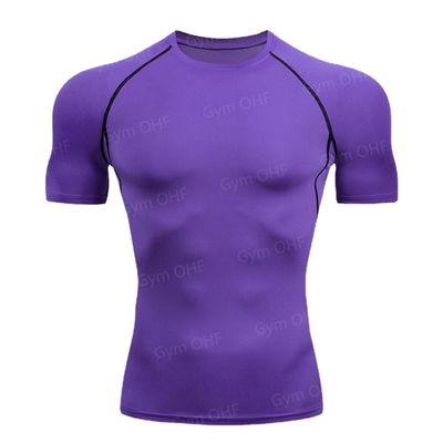 XMAMLON camiseta de manga corta para hombres perfecta para el entrenamiento de compresión atlética
