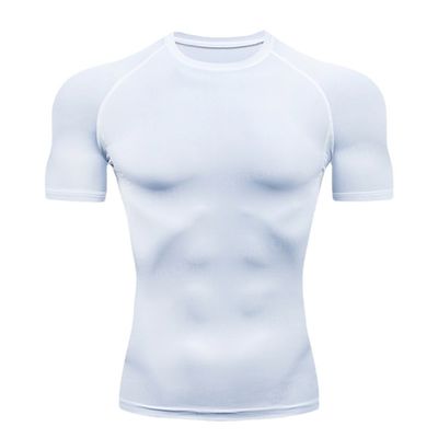 XMAMLON camiseta de manga corta para hombres perfecta para el entrenamiento de compresión atlética