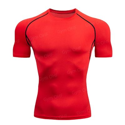 XMAMLON camiseta de manga corta para hombres perfecta para el entrenamiento de compresión atlética