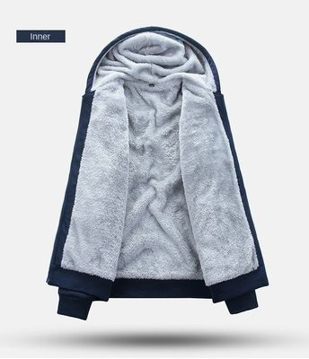 Camiseta con capucha gruesa y traje de deporte portátil para actividades al aire libre para hombres
