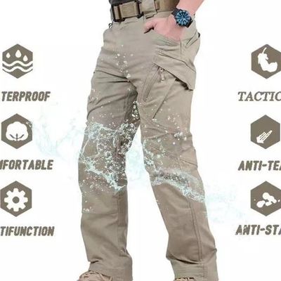 Pantalones de corredor personalizados negros Pantalones rectos a prueba de agua Pantalones de sudor personalizados Pantalones