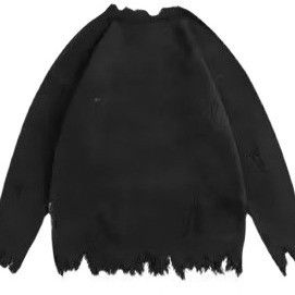 Mujeres de espesor estándar cuello redondo ropa de punto abrigo con letras sujeto suelto suéter