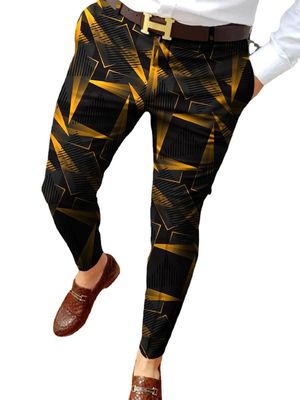Pantaloncillo de poliéster de impresión digital de lavado ligero para hombres casuales