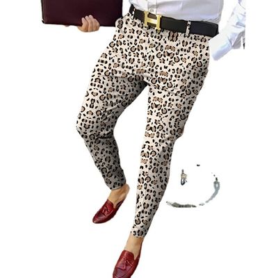 Pantalones de impresión táctica asequibles para hombres temporada de primavera pantalones de golf de punto elásticos