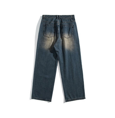 Apoyo 7 días Muestra de pedido Tiempo de entrega 2023 Vintage Distressed Jeans para hombres