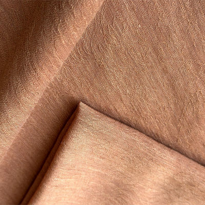 65 gramos de mezcla de lana de feltro de papel estampado Jacquard Acetato de poliéster tela de satén para el vestido