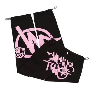XMAMLON Calzoncillos ligeros de época de otoño pantalones de hombre con logotipo impreso a medida