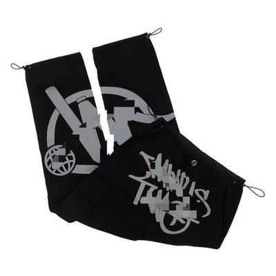 XMAMLON Calzoncillos ligeros de época de otoño pantalones de hombre con logotipo impreso a medida