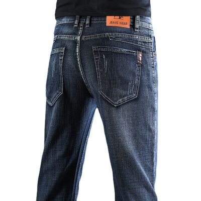 XMAMLON RTS Pantalones de hombre Jeans regulares con tecnología de lavado y resistencia al viento