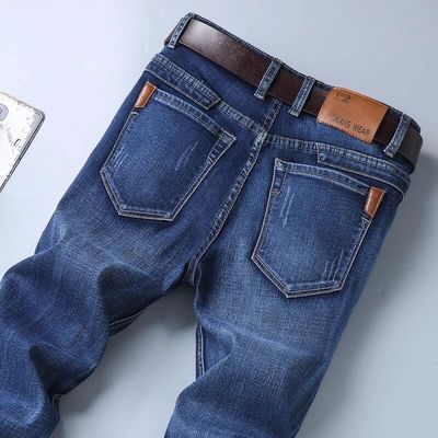 XMAMLON RTS Pantalones de hombre Jeans regulares con tecnología de lavado y resistencia al viento