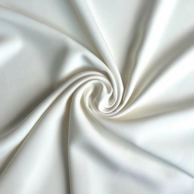 Estilo SLUB 100% Poliéster Antibiosis Estiramiento Matte Tejido de satén seco rápido para vestidos