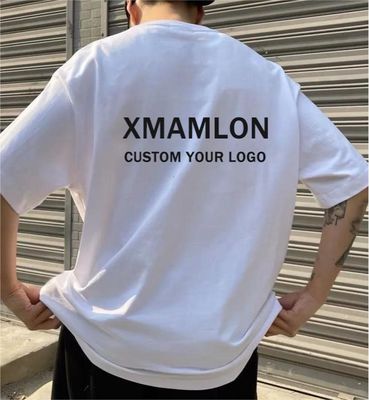 Camisetas de algodón impresas a medida OEM ODM Detección de aguja antiencogida Plus Tamaños