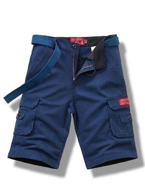 Calzoncillos de carga para hombres de material grueso de algodón con bolsillo