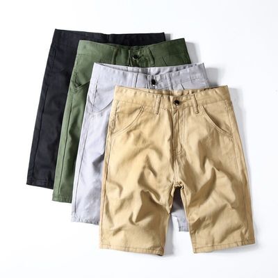 Calzoncillos de entrenamiento masculino de tela de poliéster con diseño de color simple y sólido