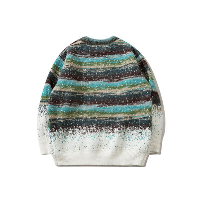 Pullover de manga larga de diseño personalizado de tejido de lana de Navidad suéteres masculinos suéteres para hombres transpirable