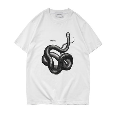 Camiseta suelta de serpiente impresa en 3D para moda callejera en varios tamaños
