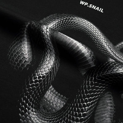 Camiseta suelta de serpiente impresa en 3D para moda callejera en varios tamaños