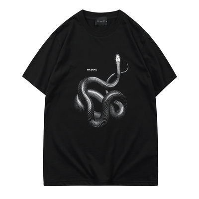 Camiseta suelta de serpiente impresa en 3D para moda callejera en varios tamaños