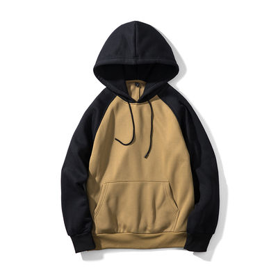 Camiseta con capucha de hombre de talla grande hombre de la calle de invierno Vello blanco suelto con impresión personalizada