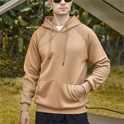 Camiseta con capucha de hombre de talla grande hombre de la calle de invierno Vello blanco suelto con impresión personalizada