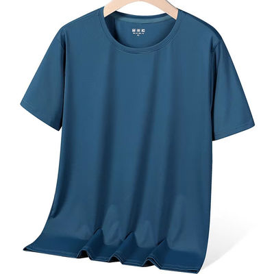 Seco rápido de verano personalizado con manga corta gimnasio Use ropa de gran tamaño para camisetas de hombre