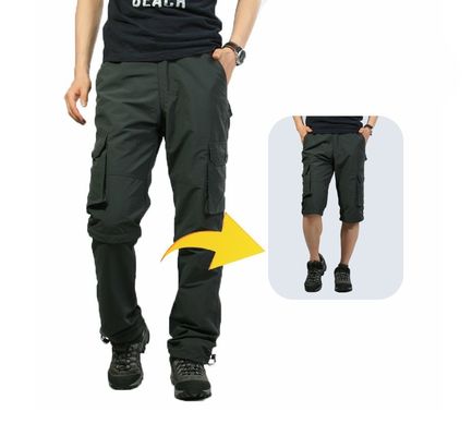 Mediana cintura XMAMLON RTS Pantalones desmontables para hombres de secado rápido